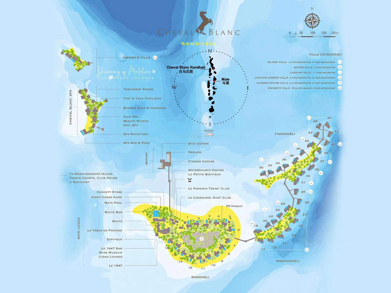 度假村地图