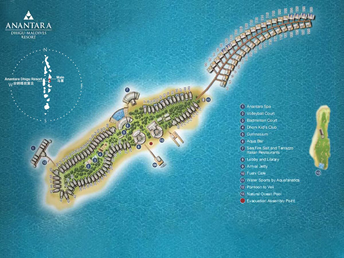 度假村地图