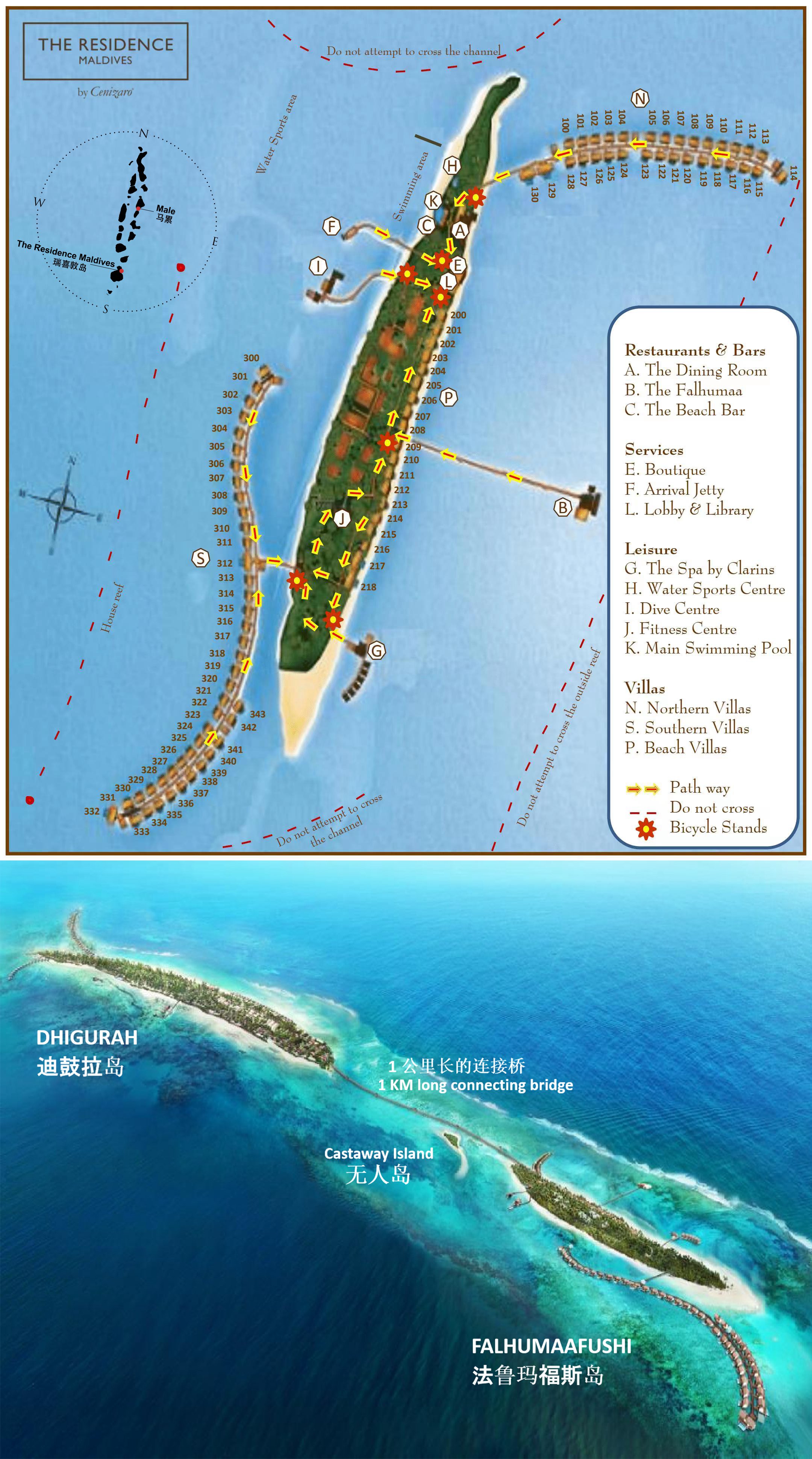 度假村地图