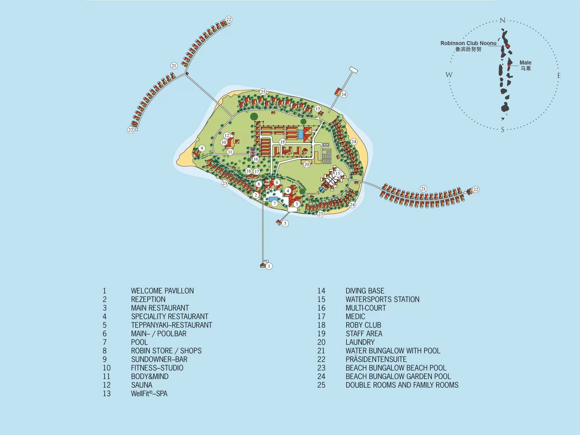 度假村地图