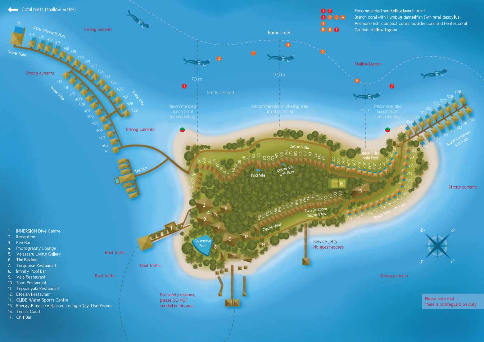 度假村地图