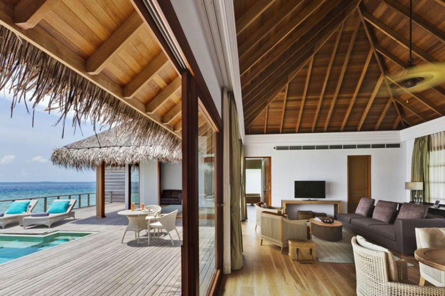 都喜天阙 - 双卧水上泳池阁图片2 - Dusit Thani Maldives Two Bedrooms Overwater Pool Pavilion Photo 2