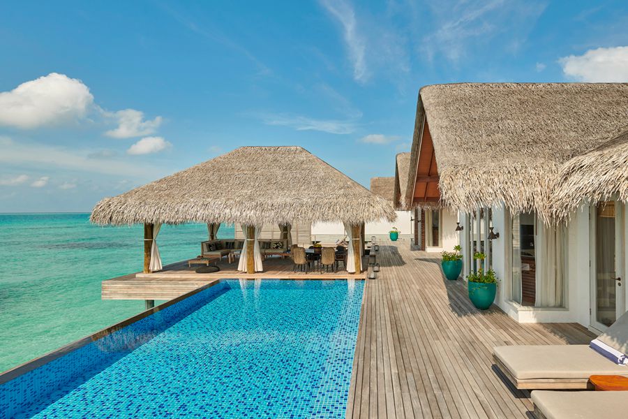 斯茹芬富士 - 三卧水上别墅(日落) 图片2 - Sirru Fen Fushi-Private Lagoon Resort  Three Bedroom Water Sunset Villa Photo 2