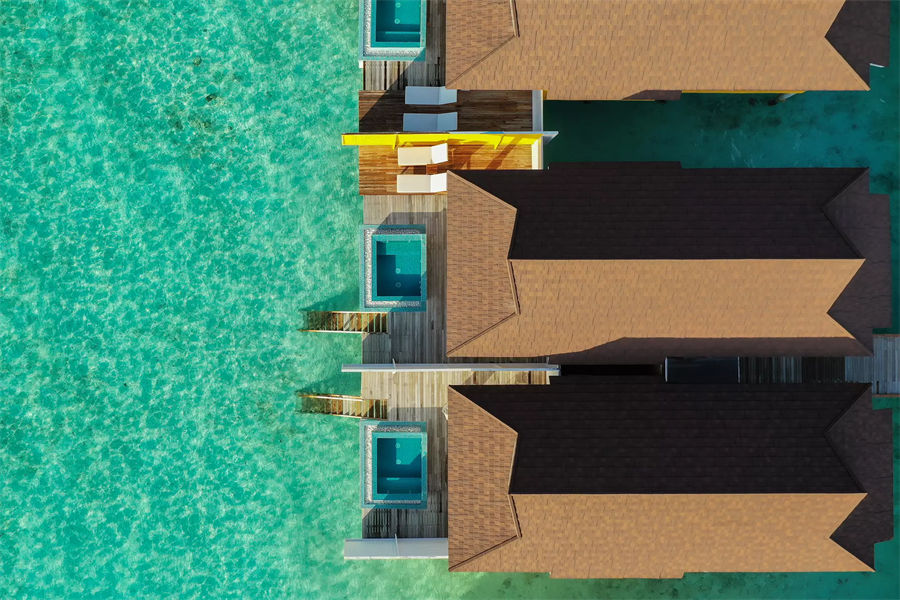 芙拉瓦希 - 海洋水上泳池别墅图片2 - The Standard，Huruvalhi Maldives Ocean Overwater Pool Villa Photo 2