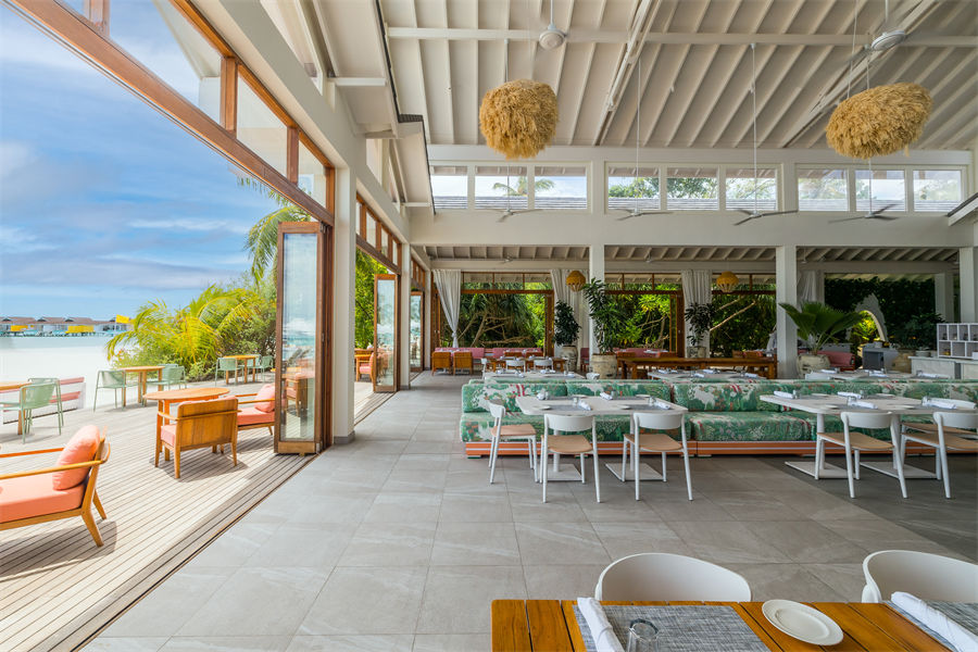 芙拉瓦希 - 库拉主餐厅图片2 - The Standard，Huruvalhi Maldives Kula Photo 2