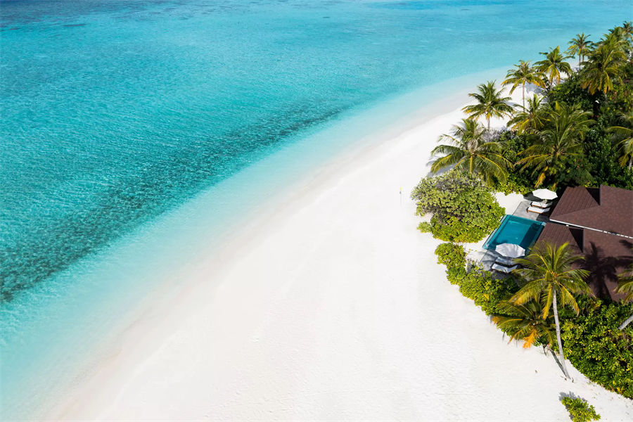 芙拉瓦希 - 双卧海洋沙滩泳池别墅图片4 - The Standard，Huruvalhi Maldives 2 Bedroom Ocean Beach Pool Villa Photo 4