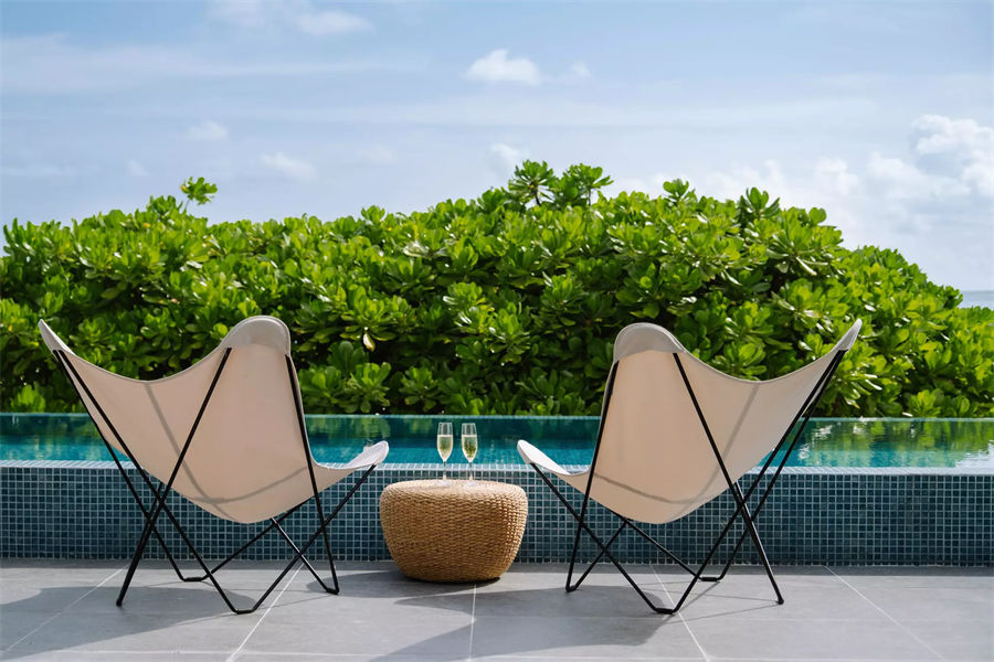芙拉瓦希 - 双卧泻湖沙滩泳池别墅图片3 - The Standard，Huruvalhi Maldives 2 Bedroom Lagoon Beach Pool Villa Photo 3