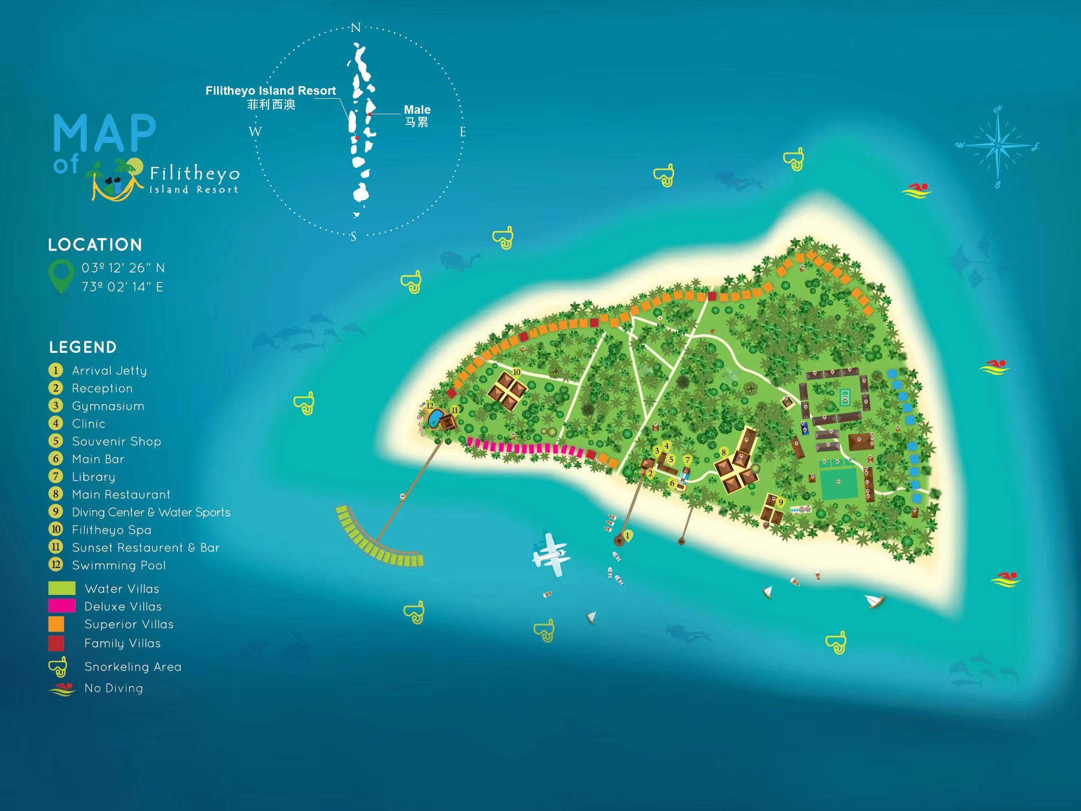 度假村地图