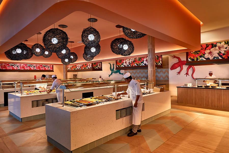 悦宜湾珊瑚餐厅 - Dhoni 主餐厅 - Hotel RIU Atoll Maldivas Restaurant