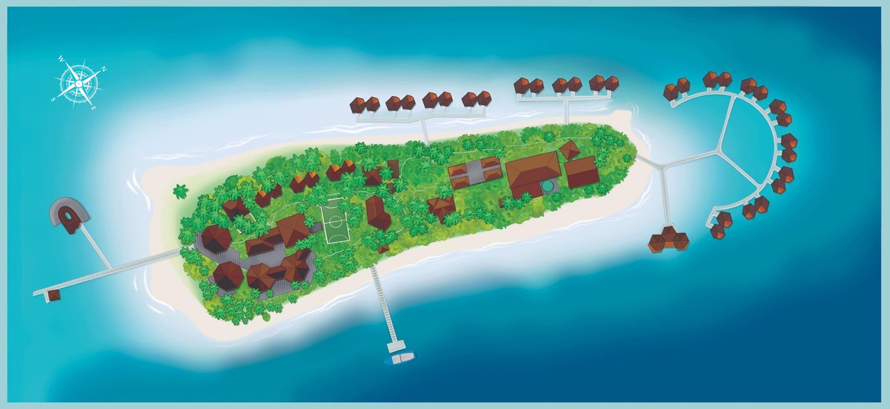 度假村地图