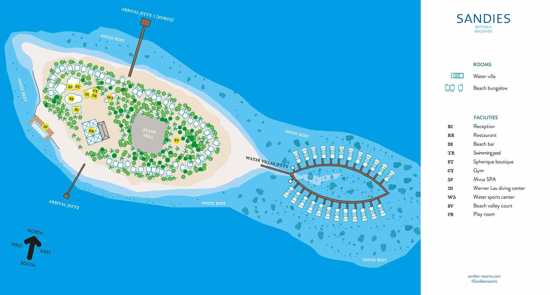 度假村地图