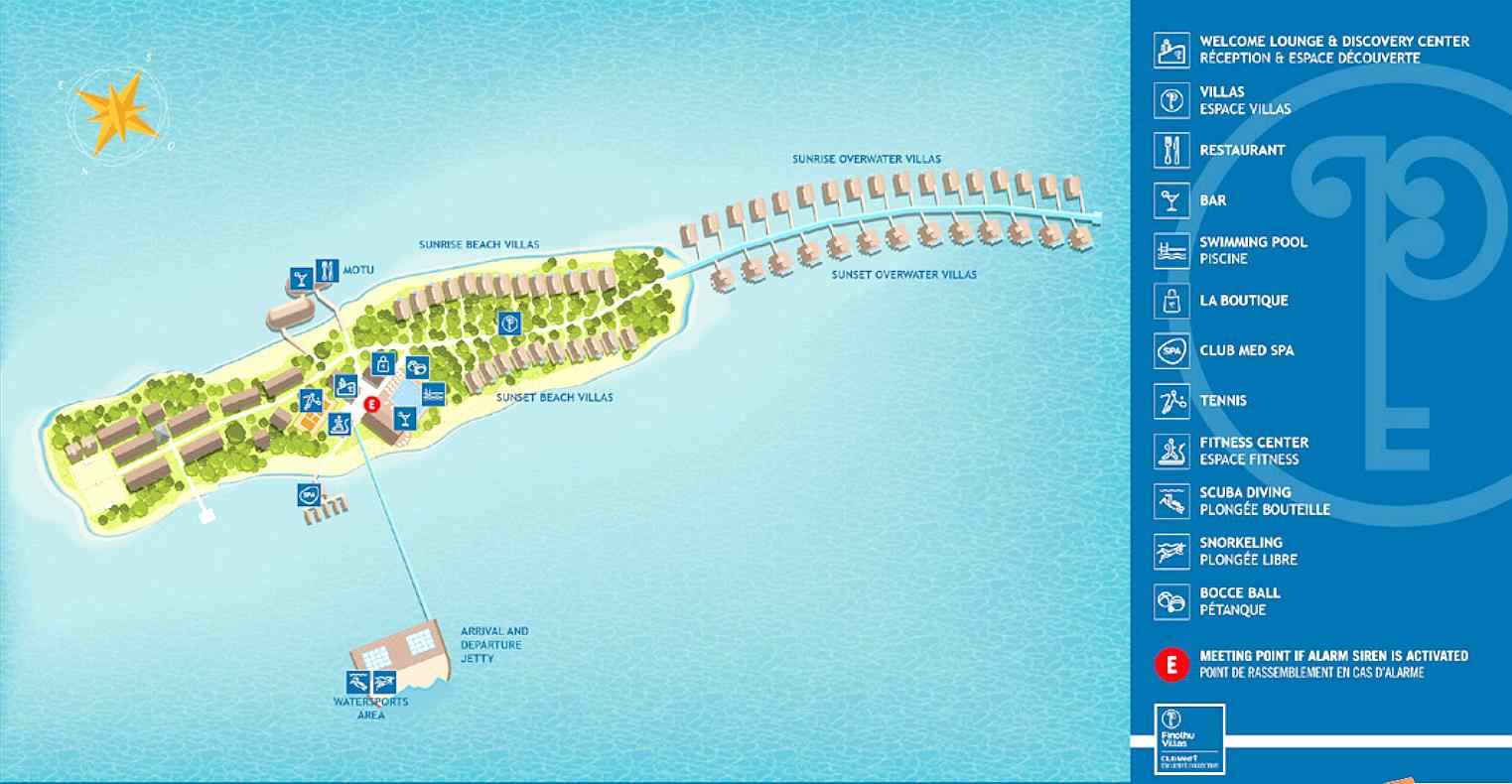 度假村地图
