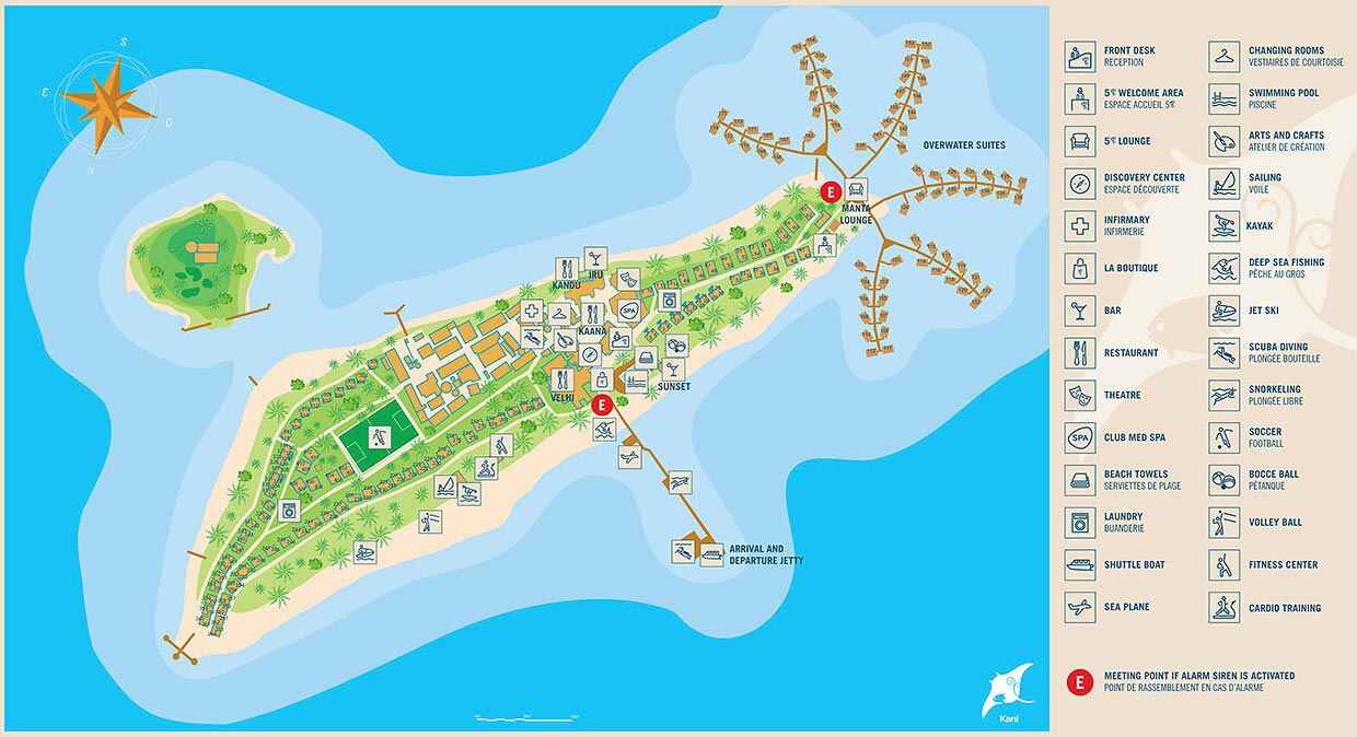 度假村地图