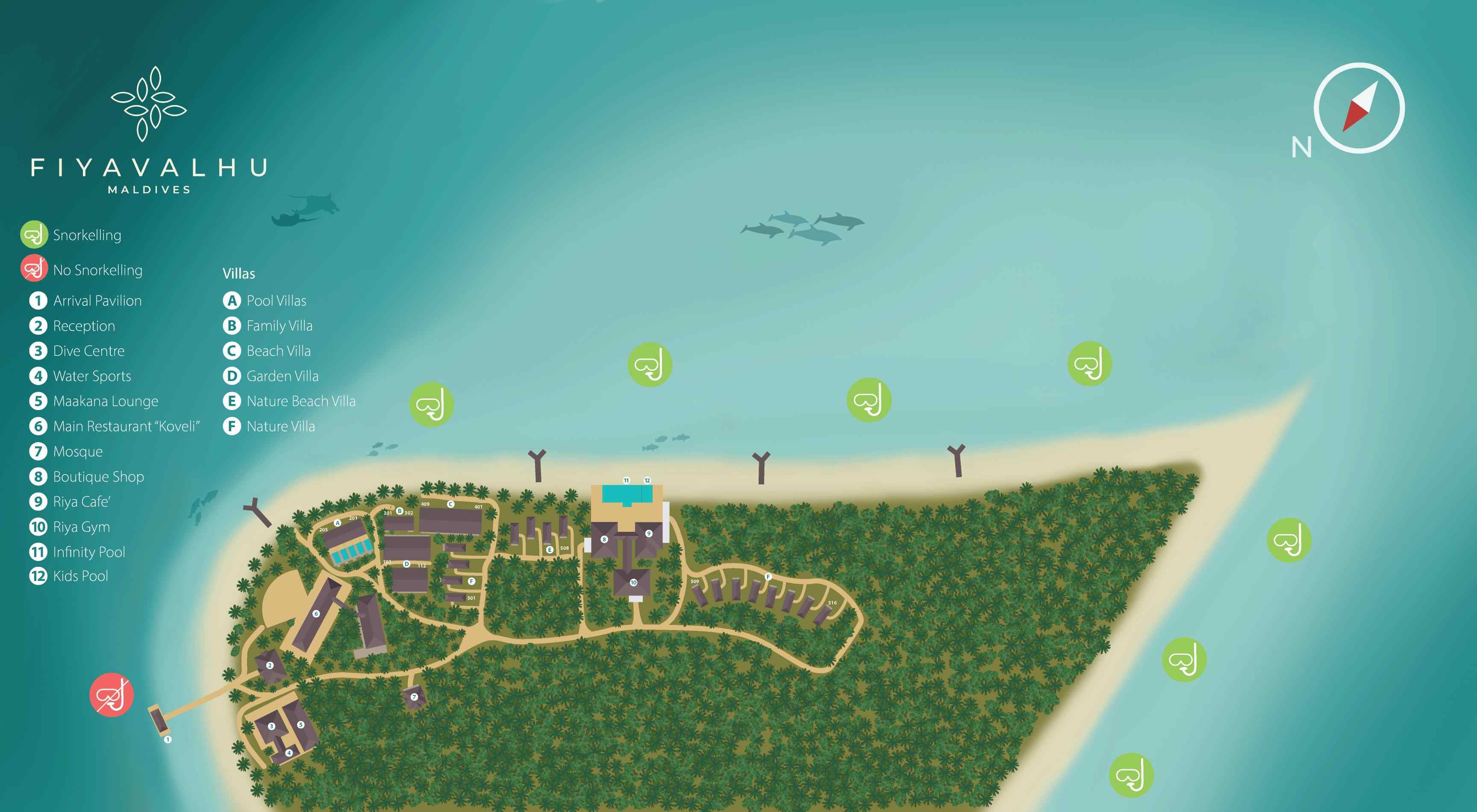 度假村地图